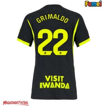 Atletico Madrid Alejandro Grimaldo #22 Tricou Fotbal Replică 2026-27 Femei Deplasare